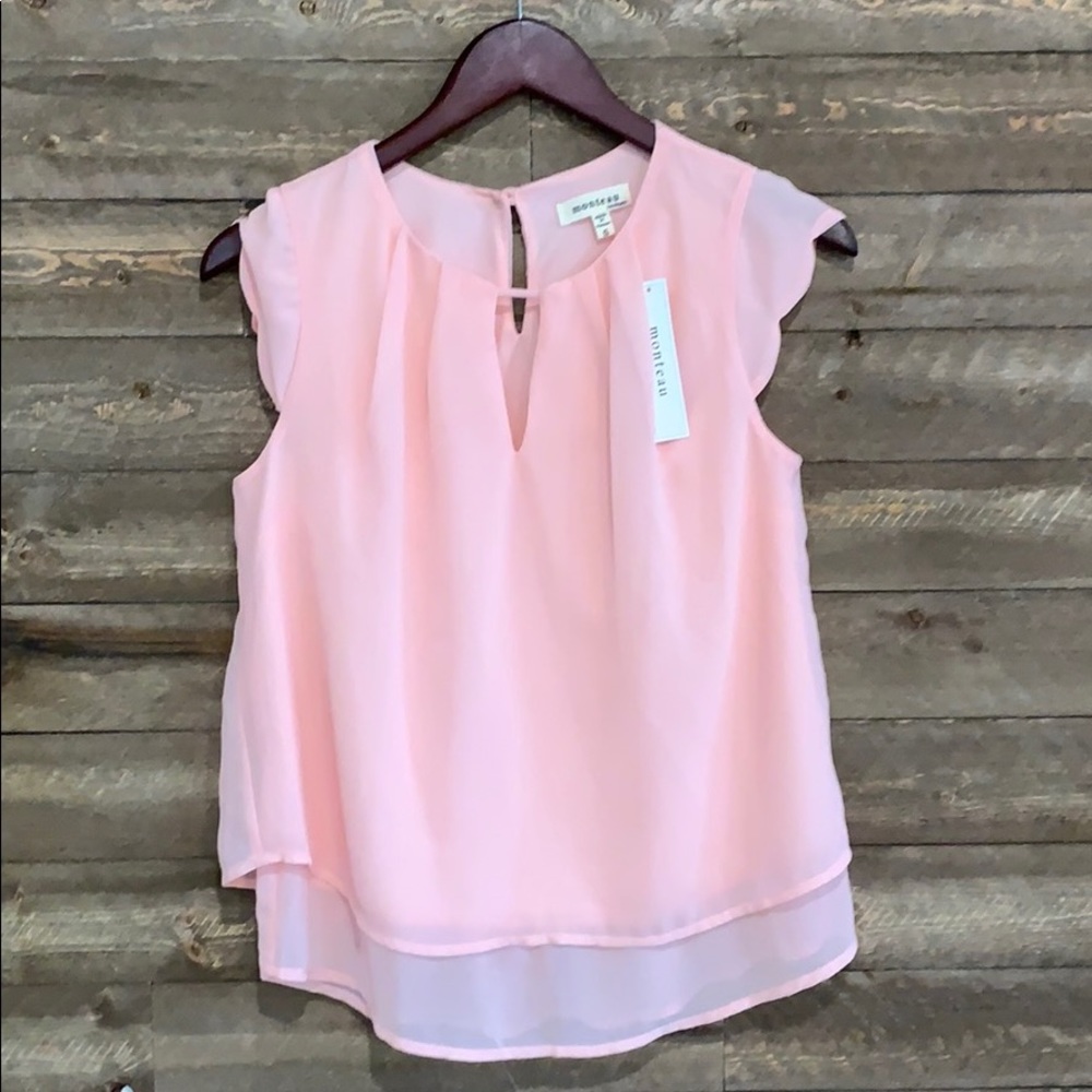 Sheer layered blouse